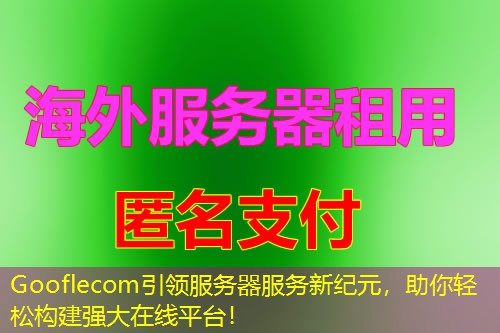 Gooflecom引领服务器服务新纪元,助你轻松构建强大在线平台! Gooflecom引领服务器服务新纪元,助你轻松构建强大在线平台!
