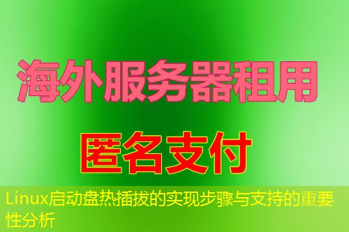 Linux启动盘热插拔的实现步骤与支持的重要性分析