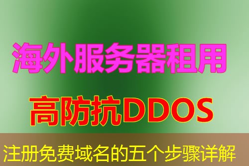注册免费域名的五个步骤详解 注册免费域名的五个步骤详解