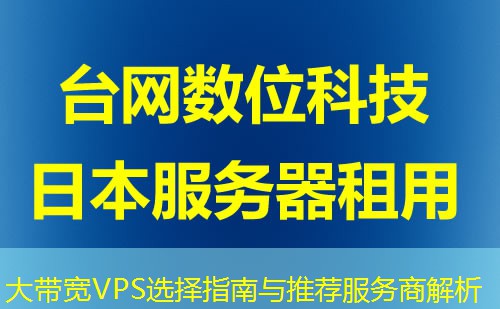大带宽VPS选择指南与推荐服务商解析 大带宽VPS选择指南与推荐服务商解析