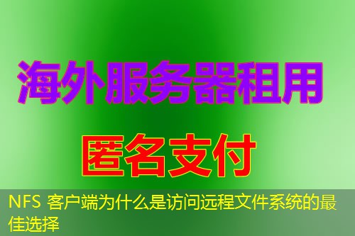 NFS 客户端为什么是访问远程文件系统的最佳选择 NFS 客户端为什么是访问远程文件系统的最佳选择