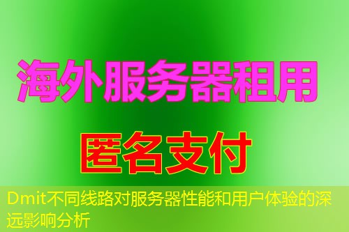 Dmit不同线路对服务器性能和用户体验的深远影响分析 Dmit不同线路对服务器性能和用户体验的深远影响分析