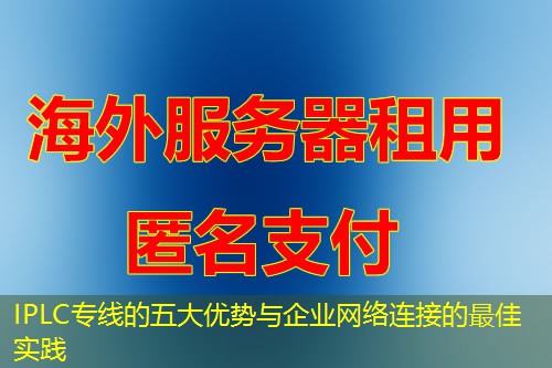 IPLC专线的五大优势与企业网络连接的最佳实践