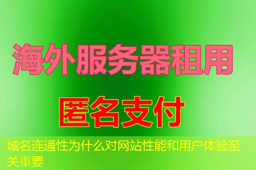 域名连通性为什么对网站性能和用户体验至关重要 域名连通性为什么对网站性能和用户体验至关重要
