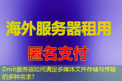 Dmit服务器如何满足多媒体文件存储与传输的多种需求? Dmit服务器如何满足多媒体文件存储与传输的多种需求?