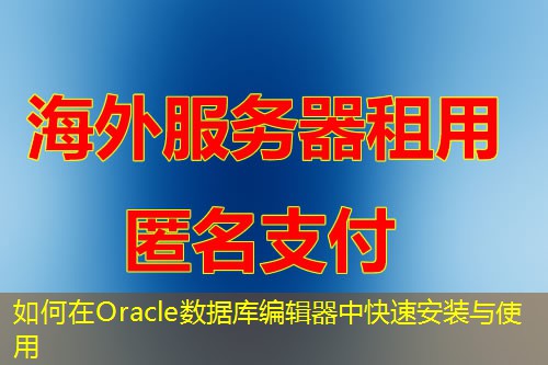 如何在Oracle数据库编辑器中快速安装与使用